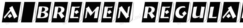 a_Bremen Regular字体转换